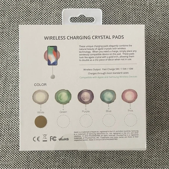 Charging Cable Phunkeetree Crystal Charging Pad Phunkeetree